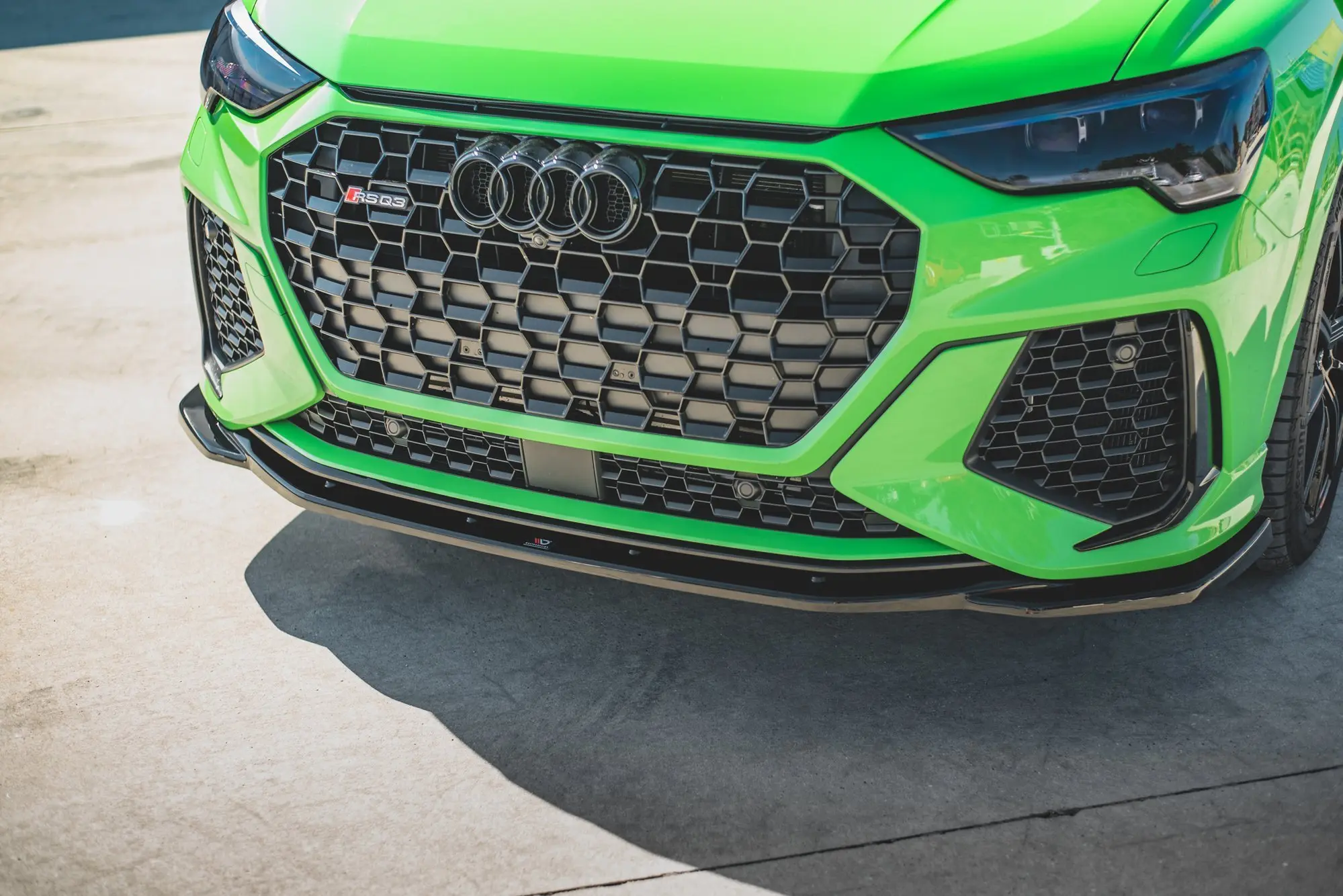 Frontspoiler Audi RS Q3 (F3) 2019 -> | V.2 Glossy Black Edition