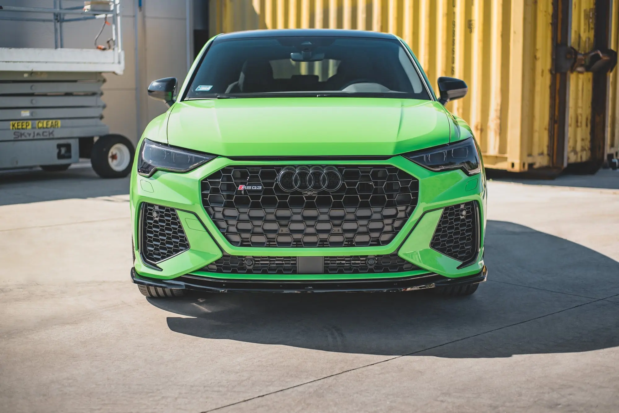 Frontspoiler Audi RS Q3 (F3) 2019 -> | V.2 Glossy Black Edition – bilde 2