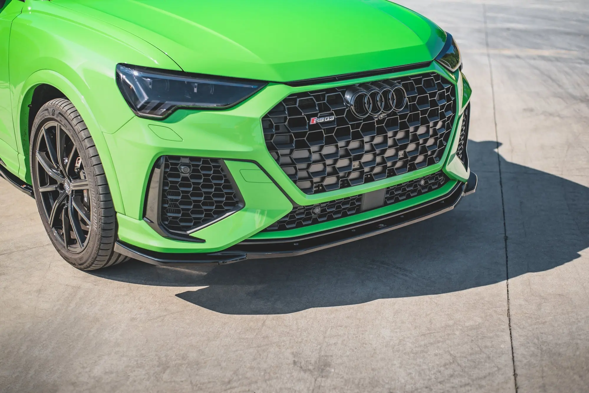 Frontspoiler Audi RS Q3 (F3) 2019 -> | V.2 Glossy Black Edition – bilde 3