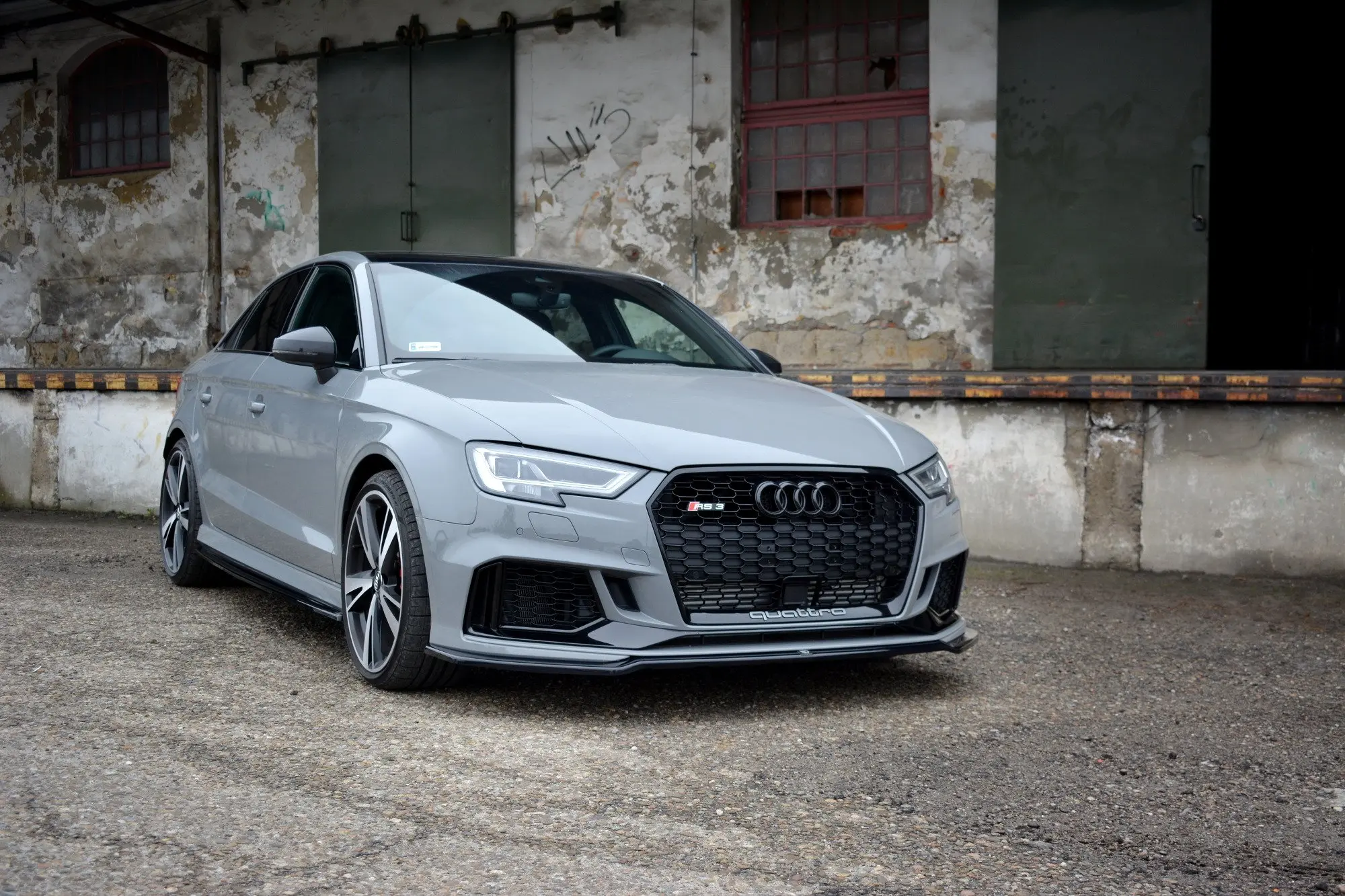 Frontspoiler Audi RS3 (8V) Sedan facelift 2017-2020 | V.2 Glossy Black Edition – bilde 2