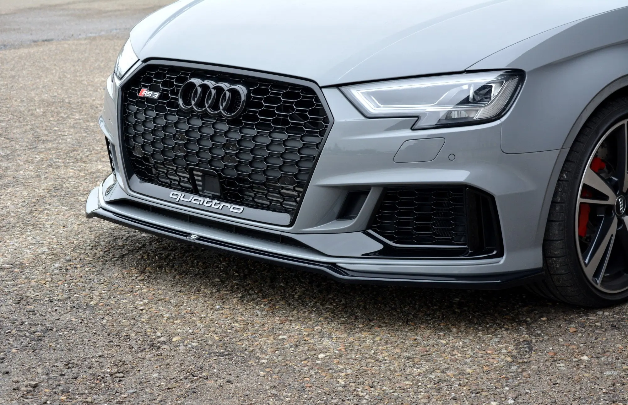 Frontspoiler Audi RS3 (8V) Sedan facelift 2017-2020 | V.2 Glossy Black Edition – bilde 3