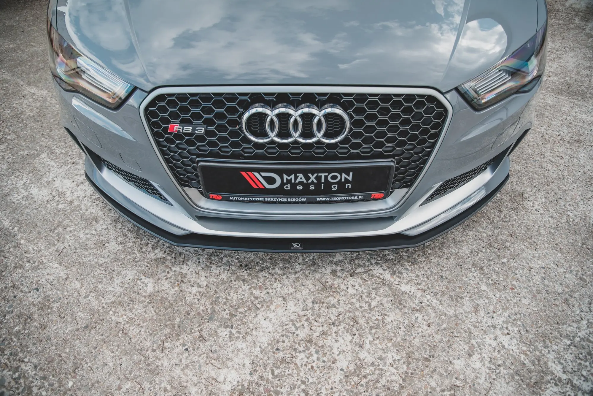 Frontspoiler Audi RS3 (8V) Sportback 2015 - 2016 |  Racing Durability Black Edition – bilde 4