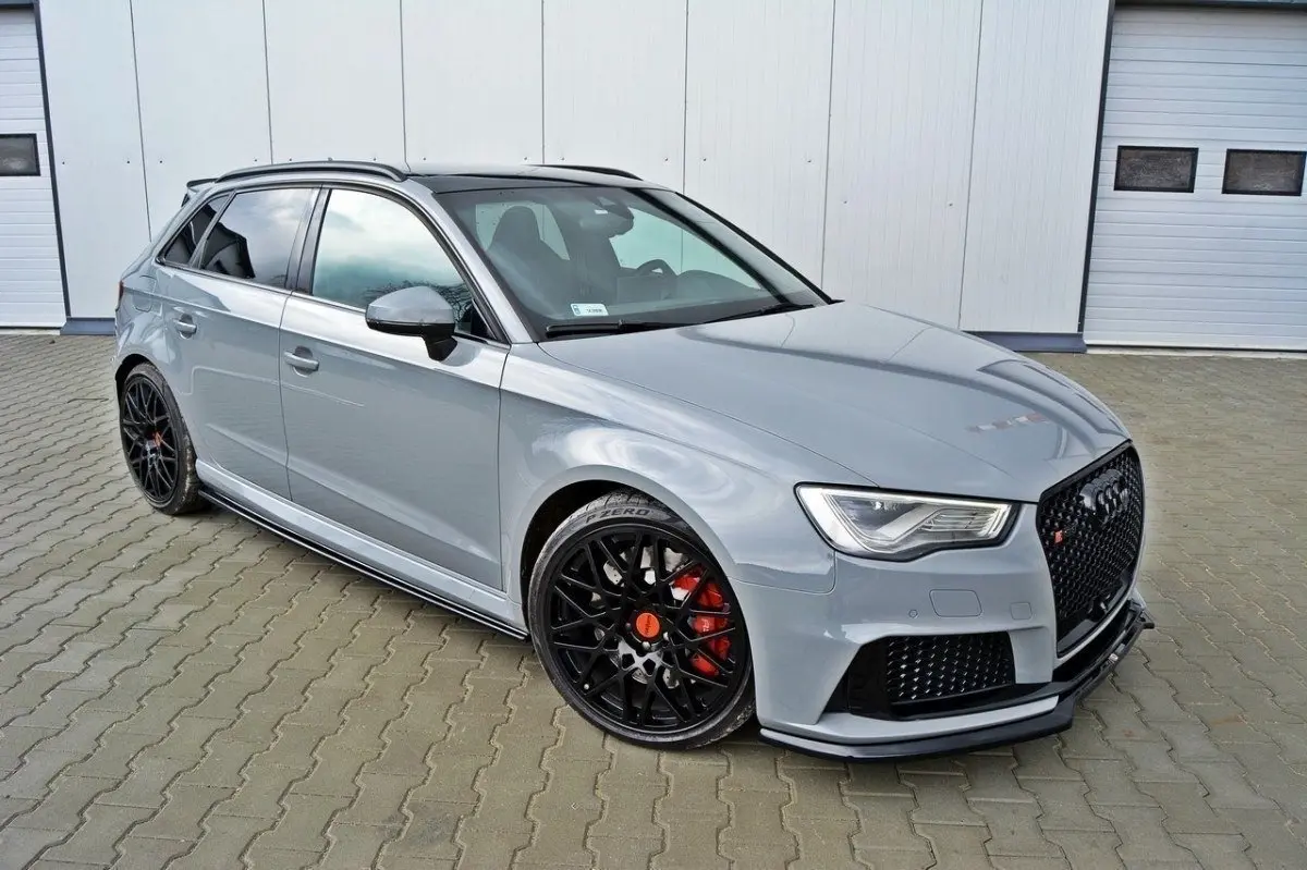 Frontspoiler Audi RS3 (8V) Sportback 2015-2016 | V.2 Glossy Black Edition – bilde 2