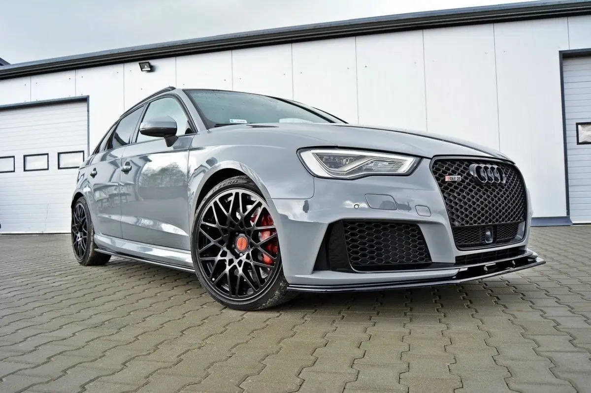 Frontspoiler Audi RS3 (8V) Sportback 2015-2016 | V.2 Glossy Black Edition – bilde 3