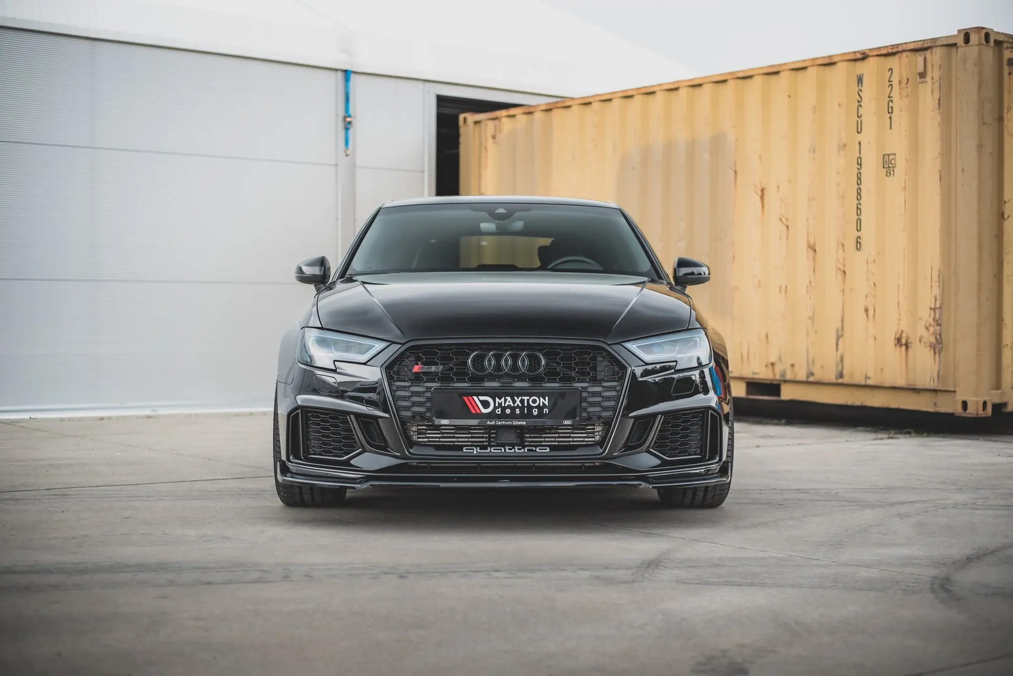 Frontspoiler Audi RS3 (8V) Sportback Facelift 2017-2020 | V.3 Glossy Black Edition – bilde 3
