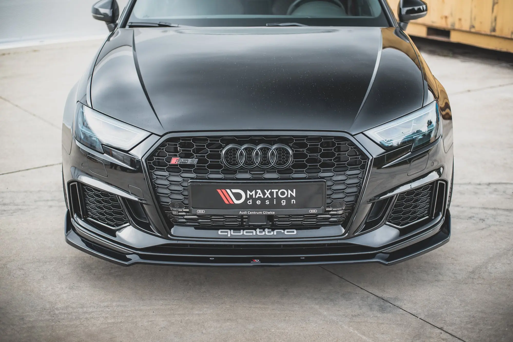 Frontspoiler Audi RS3 (8V) Sportback Facelift 2017-2020 | V.3 Glossy Black Edition – bilde 4