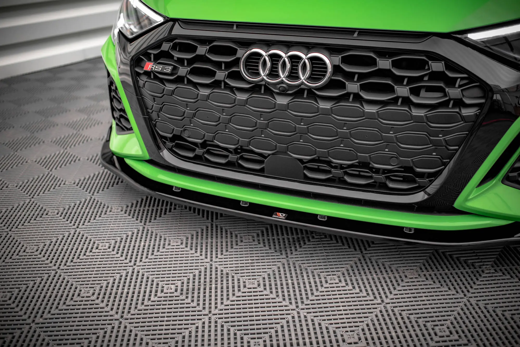 Frontspoiler Audi RS3 (8Y) 2020 -> | V.2 Glossy Black Edition