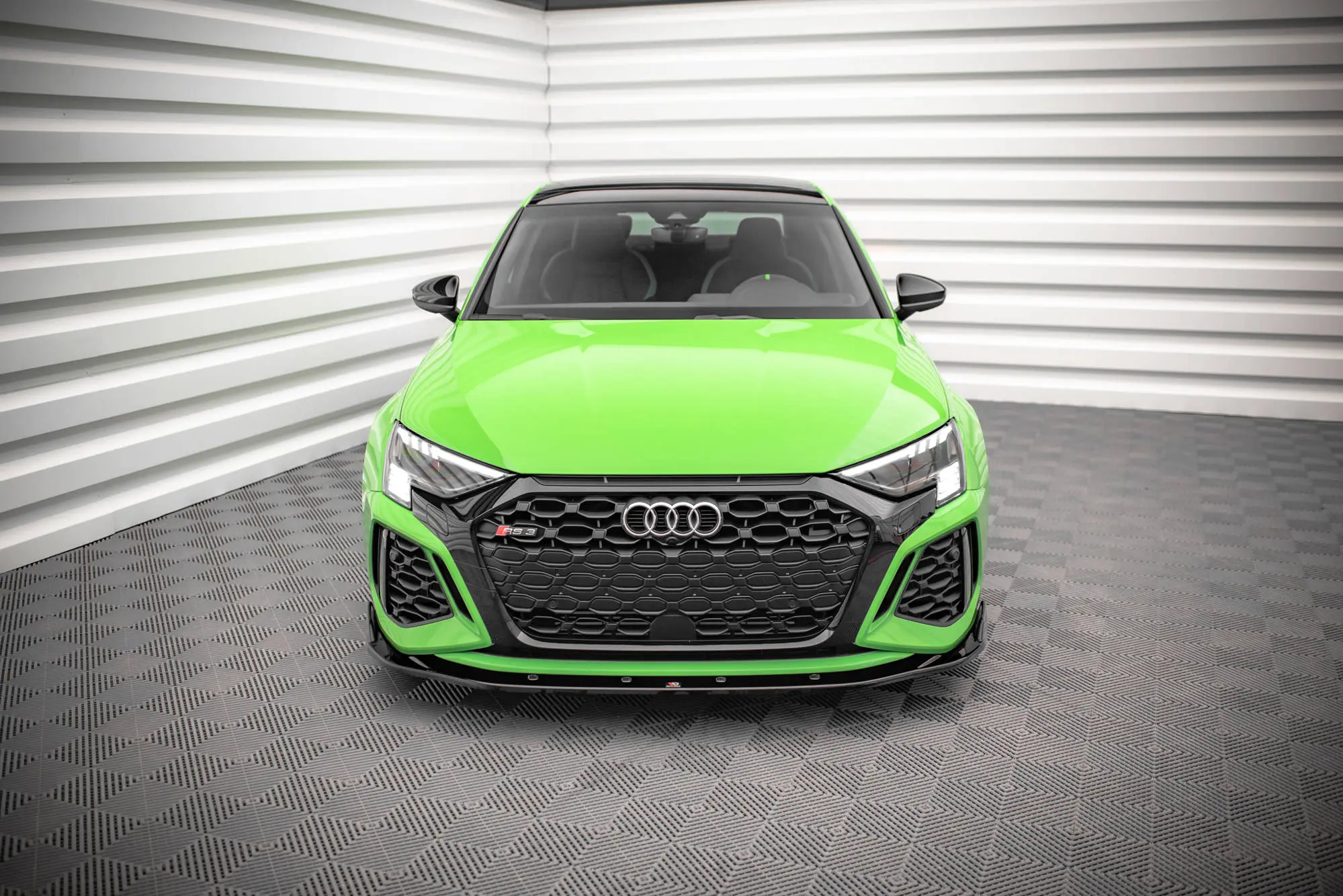 Frontspoiler Audi RS3 (8Y) 2020 -> | V.2 Glossy Black Edition – bilde 2