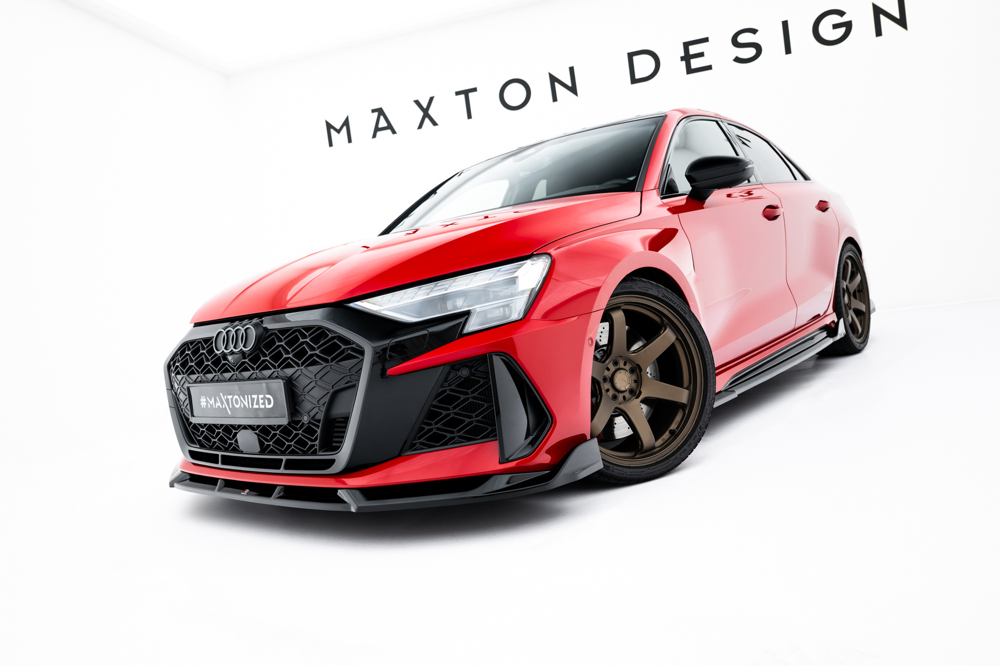 Frontspoiler Audi RS3 8Y Facelift 2024 -> | Sport Glossy Black Edition V3 – bilde 5