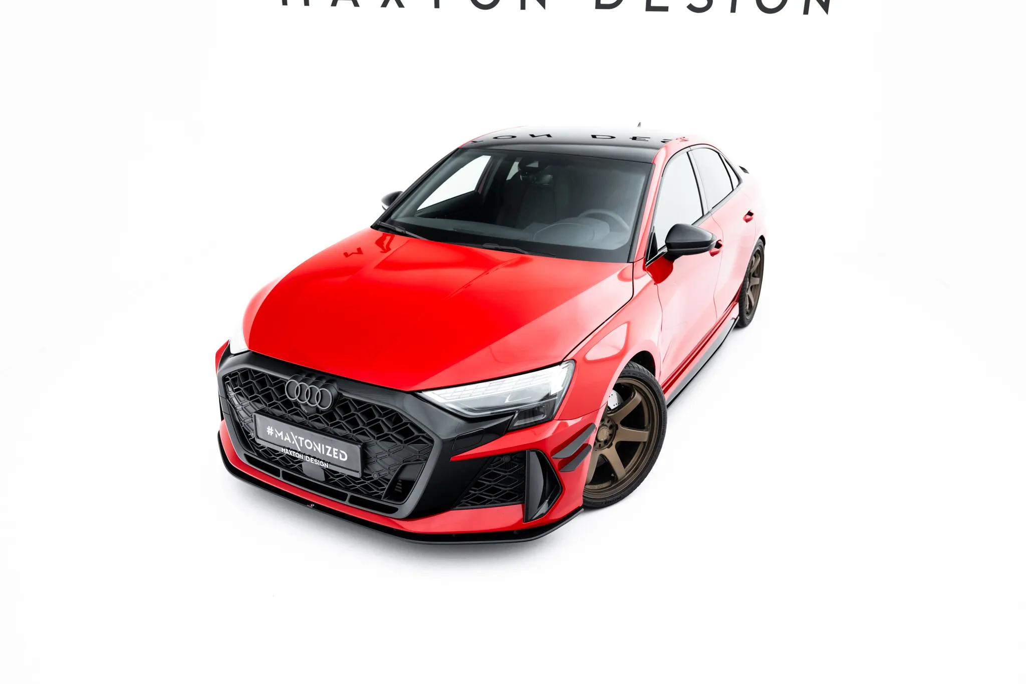 Frontspoiler Audi RS3 Sedan 8Y Facelift 2024 -> | Street Pro Black Edition – bilde 2