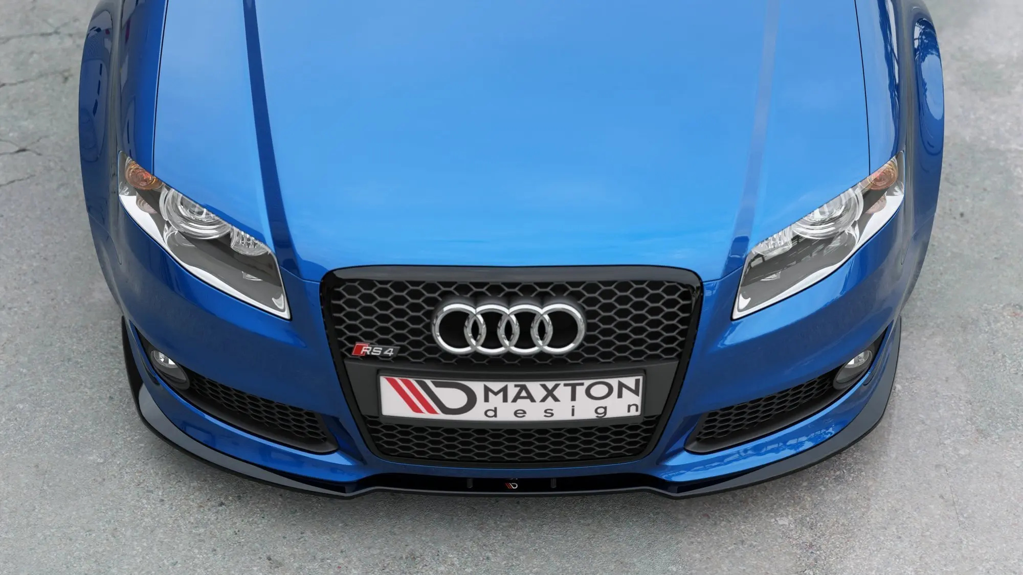 Frontspoiler Audi RS4 (B7) 2006-2008 | V.2 Glossy Black Edition – bilde 5