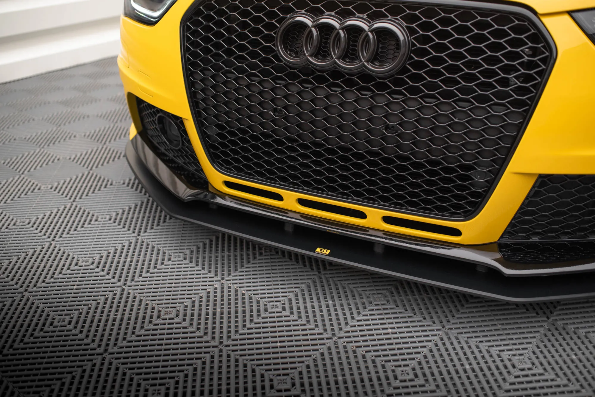 Frontspoiler Audi RS4 (B8) 2012-2015 | Street Pro Black Edition – bilde 5