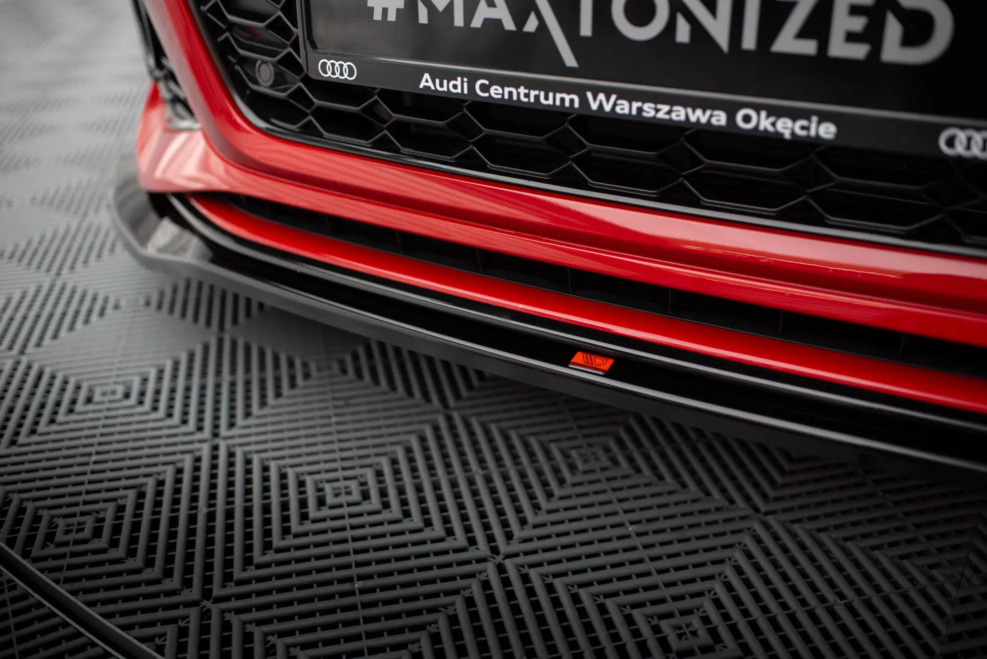 Frontspoiler Audi RS4 (B9) facelift 2019 - > | V.1 Glossy Black Edition Image 1