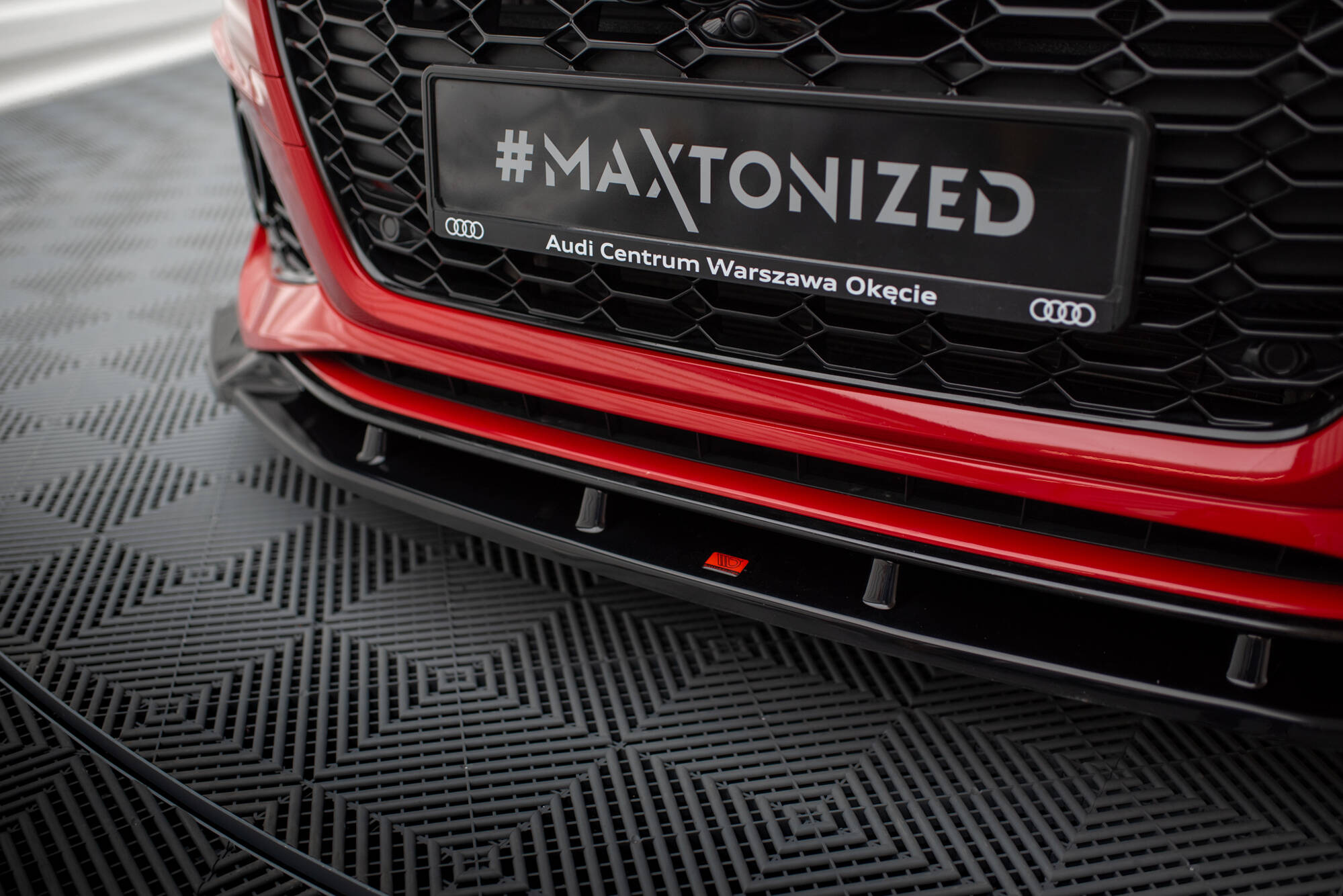 Frontspoiler Audi RS4 (B9) facelift 2019 - > | V.2 Glossy Black Edition