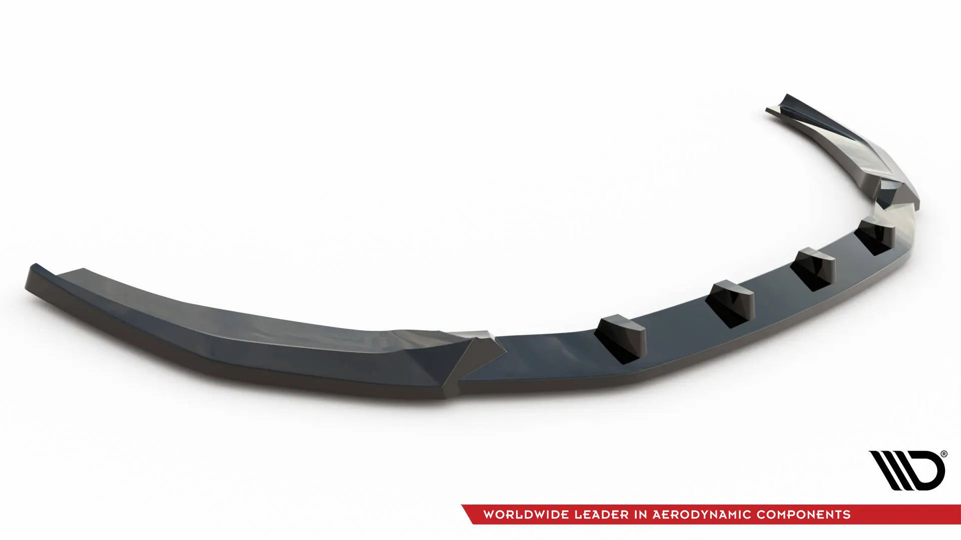 Frontspoiler Audi RS4 (B9) facelift 2019 - > | V.2 Glossy Black Edition – bilde 5