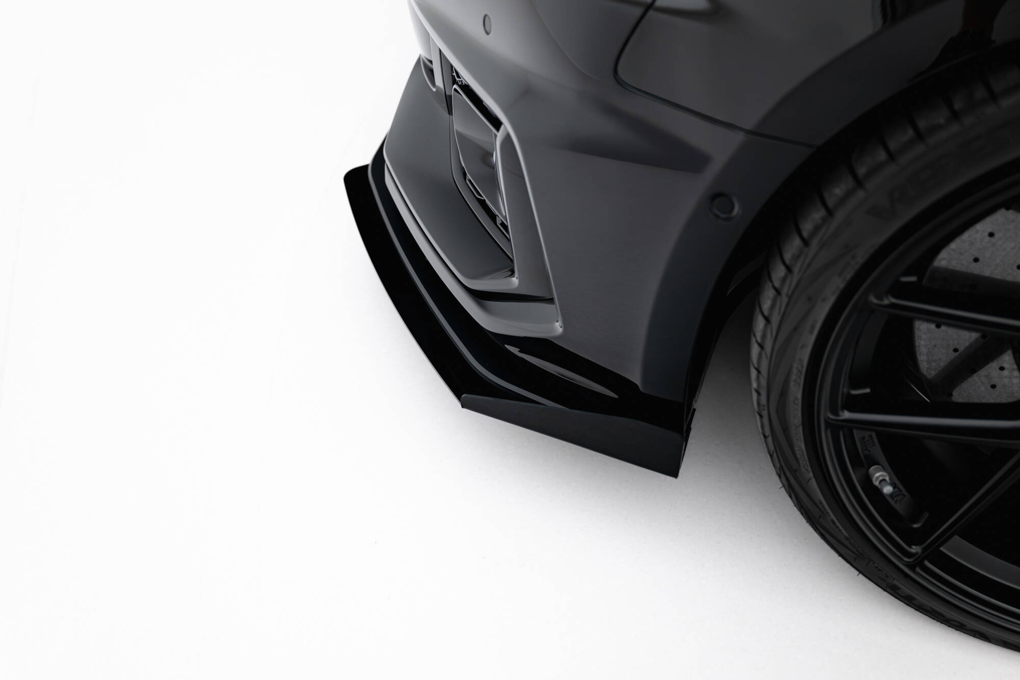 Frontspoiler Audi RS5 (F5) 2017 - 2019 | + Sideskjørt Splitters Sport Glossy Black Edition – bilde 3