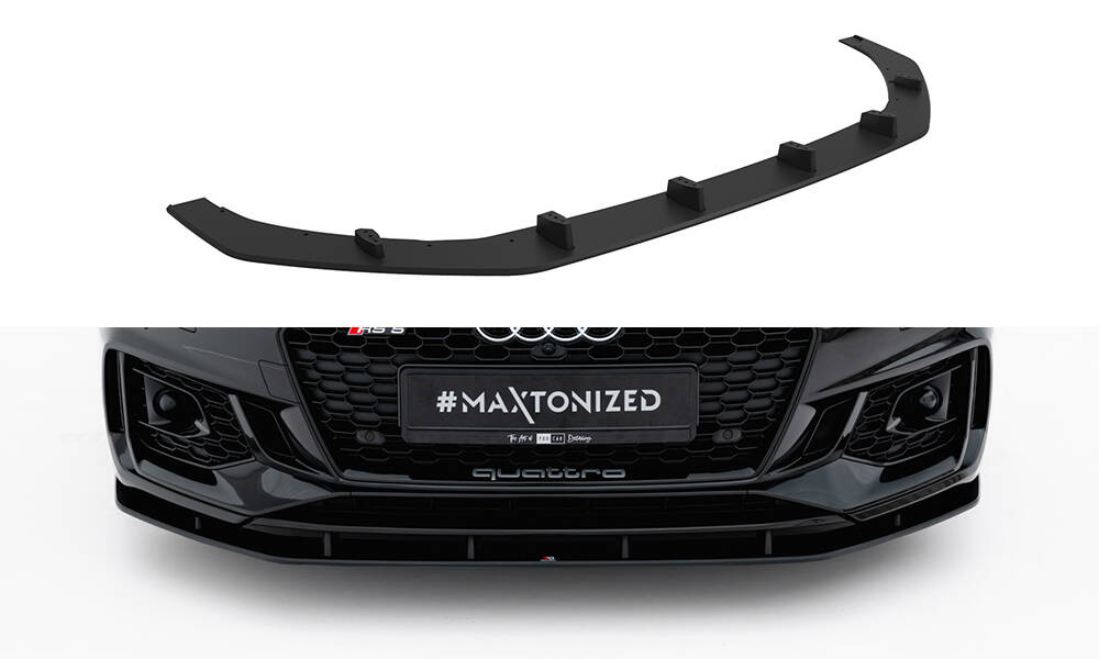 Frontspoiler Audi RS5 (F5) 2017 - 2019 | Sport Glossy Black Edition