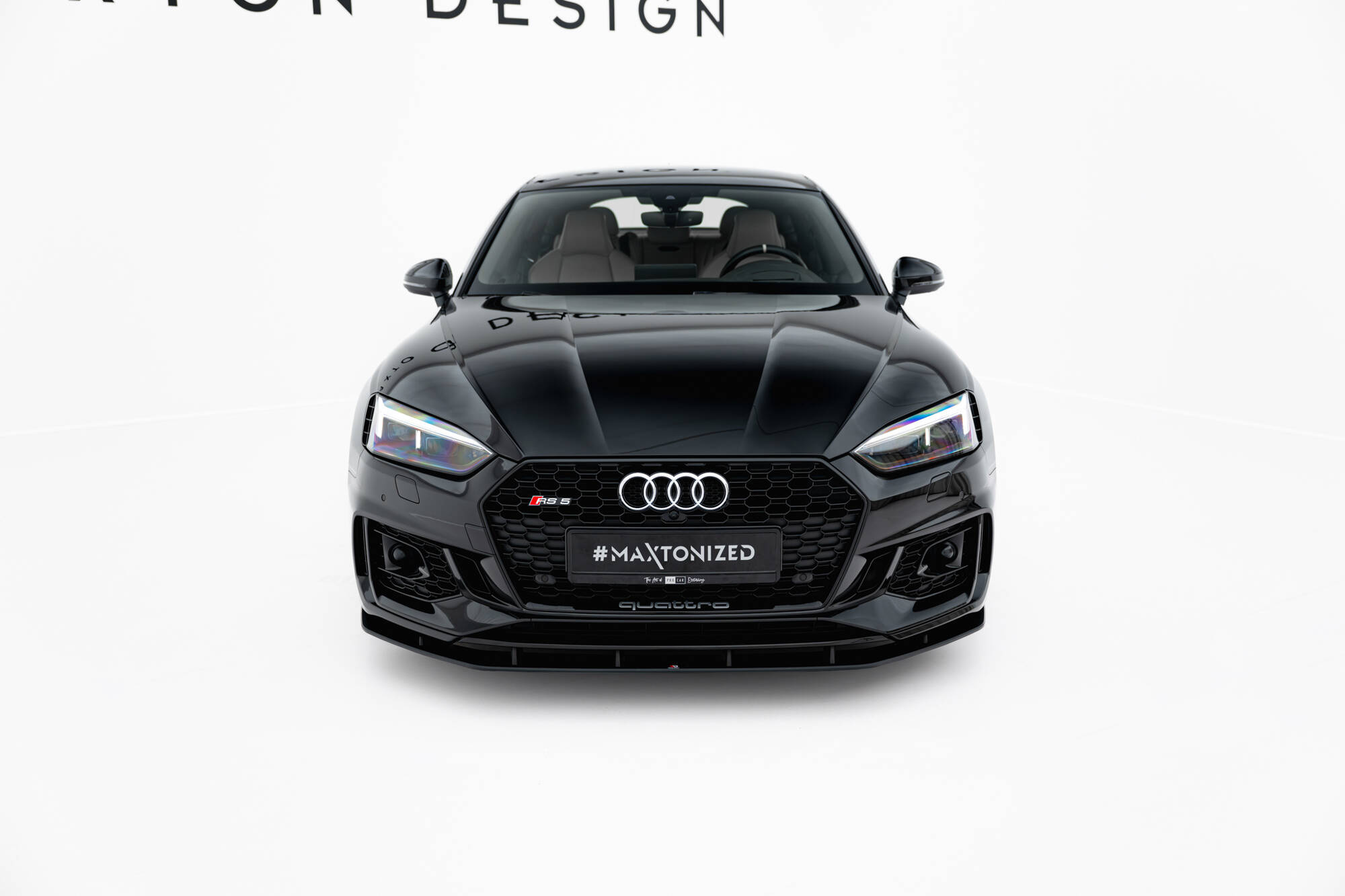 Frontspoiler Audi RS5 (F5) 2017 - 2019 | Sport Glossy Black Edition – bilde 4