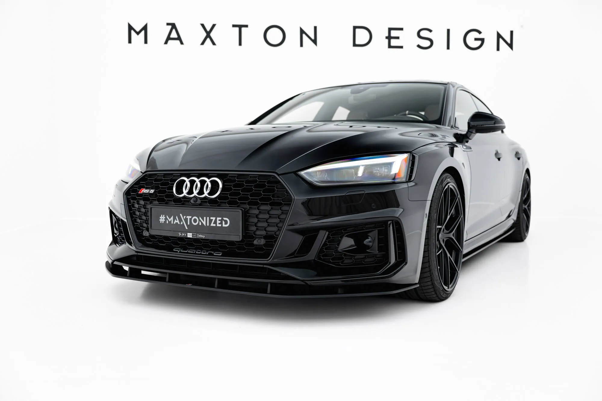 Frontspoiler Audi RS5 (F5) 2017 - 2019 | Street Pro Black Edition