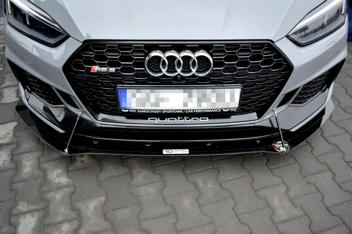 Frontspoiler Audi RS5 (F5) Coupe / Sportback 2017-2019 | V.1 Racing Black Edition
