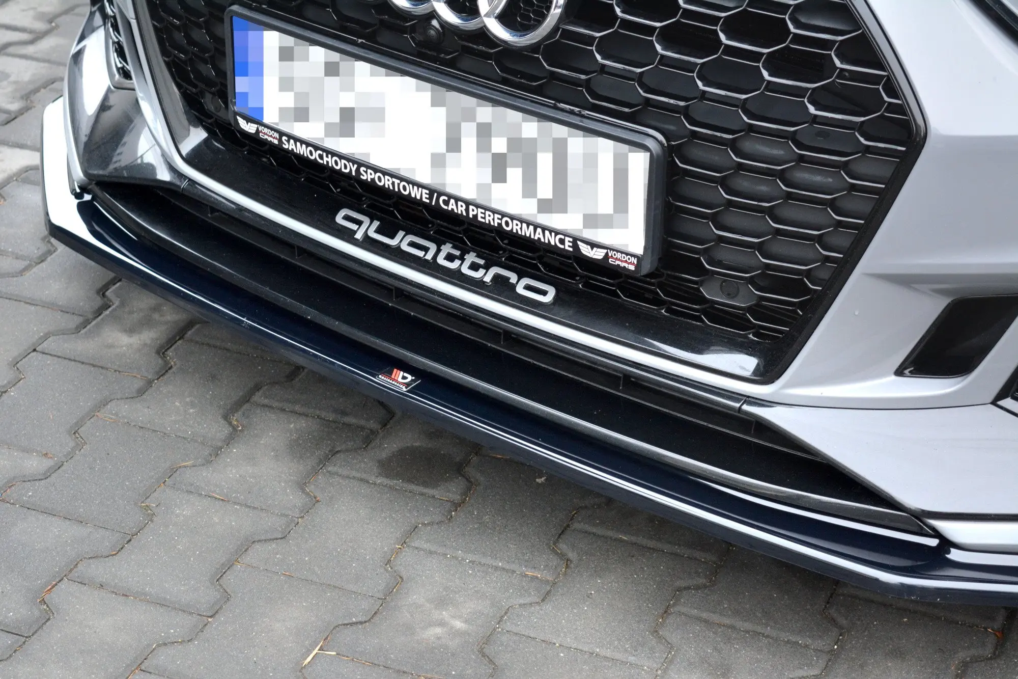Frontspoiler Audi RS5 (F5) Coupe / Sportback 2017-2019 | V.2 Glossy Black Edition – bilde 2