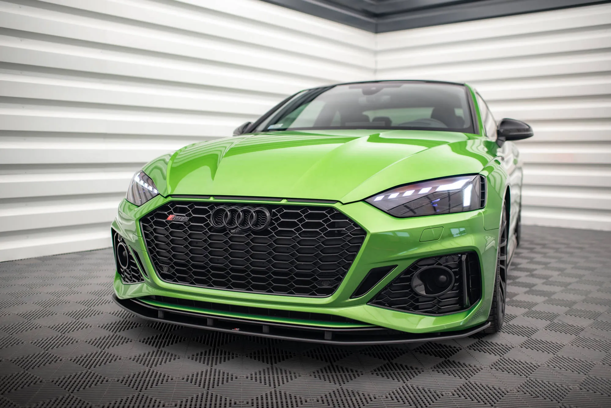 Frontspoiler Audi RS5 (F5) Facelift 2019 -> | Street Pro Black Edition – bilde 4