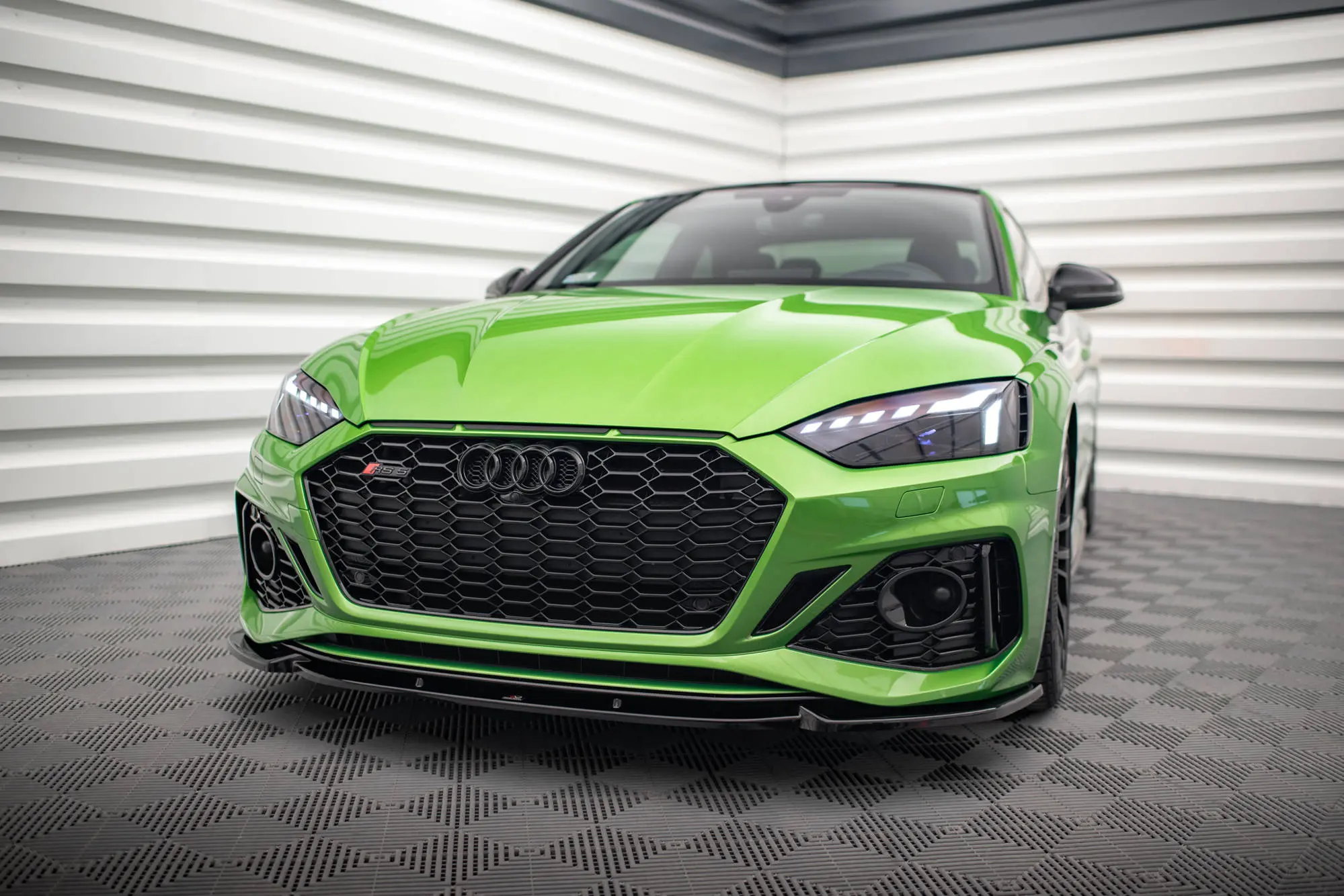 Frontspoiler Audi RS5 (F5) Facelift 2019 -> | V.2 Glossy Black Edition – bilde 3