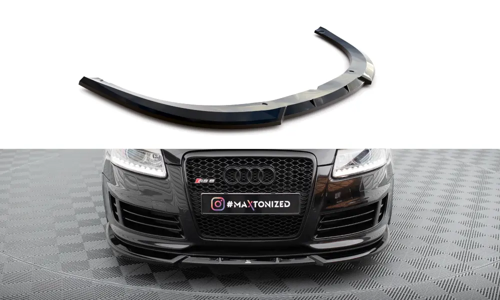 Frontspoiler Audi RS6 (C6) Avant 2007-2010 | V.2 Glossy Black Edition – bilde 3