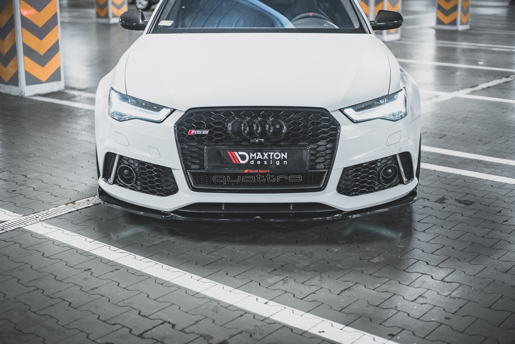 Frontspoiler Audi RS6 (C7) 2013-2017 | V.3 Glossy Black Edition – bilde 2