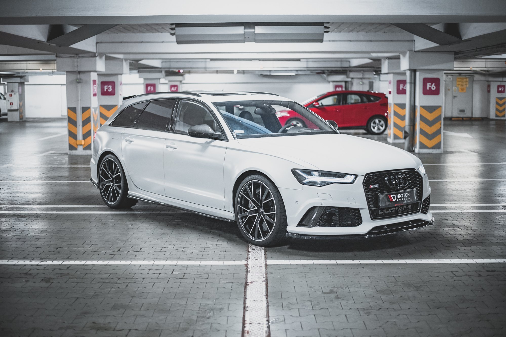 Frontspoiler Audi RS6 (C7) 2013-2017 | V.3 Glossy Black Edition – bilde 3