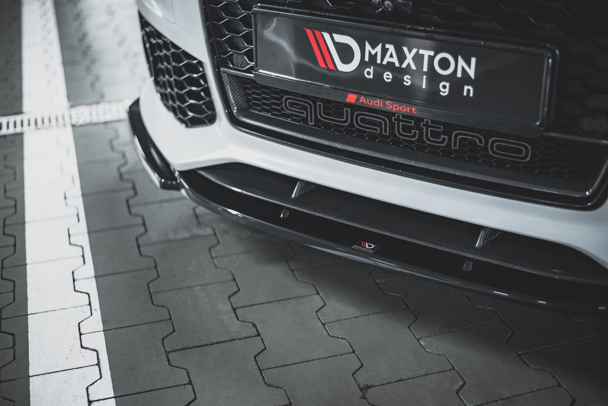 Frontspoiler Audi RS6 (C7) 2013-2017 | V.3 Glossy Black Edition – bilde 4