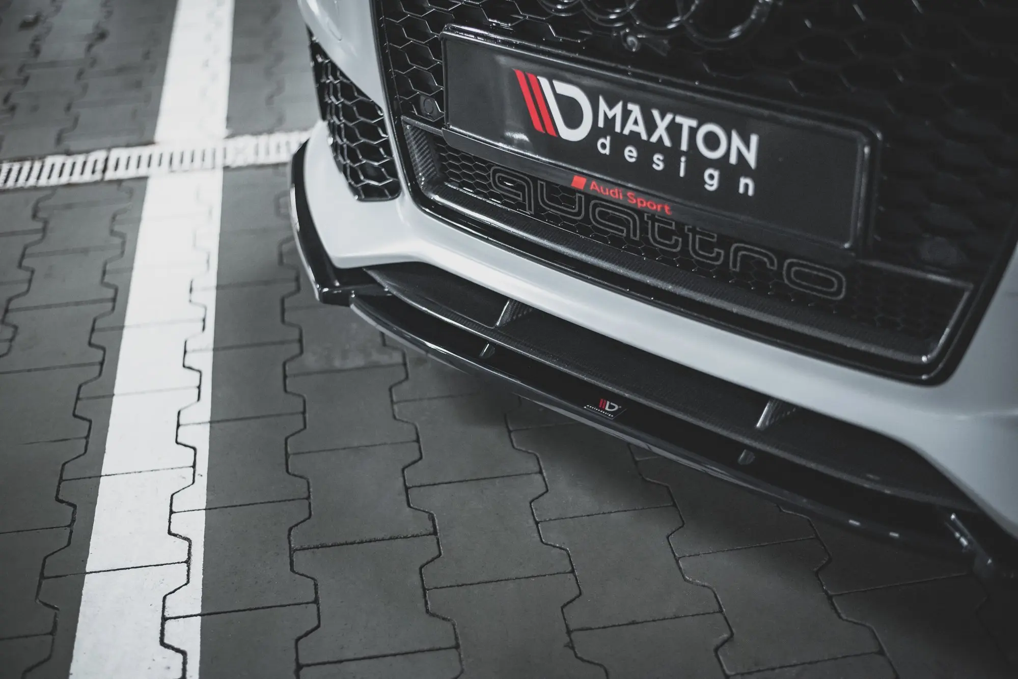 Frontspoiler Audi RS6 (C7) 2013-2017 | V.4 Glossy Black Edition