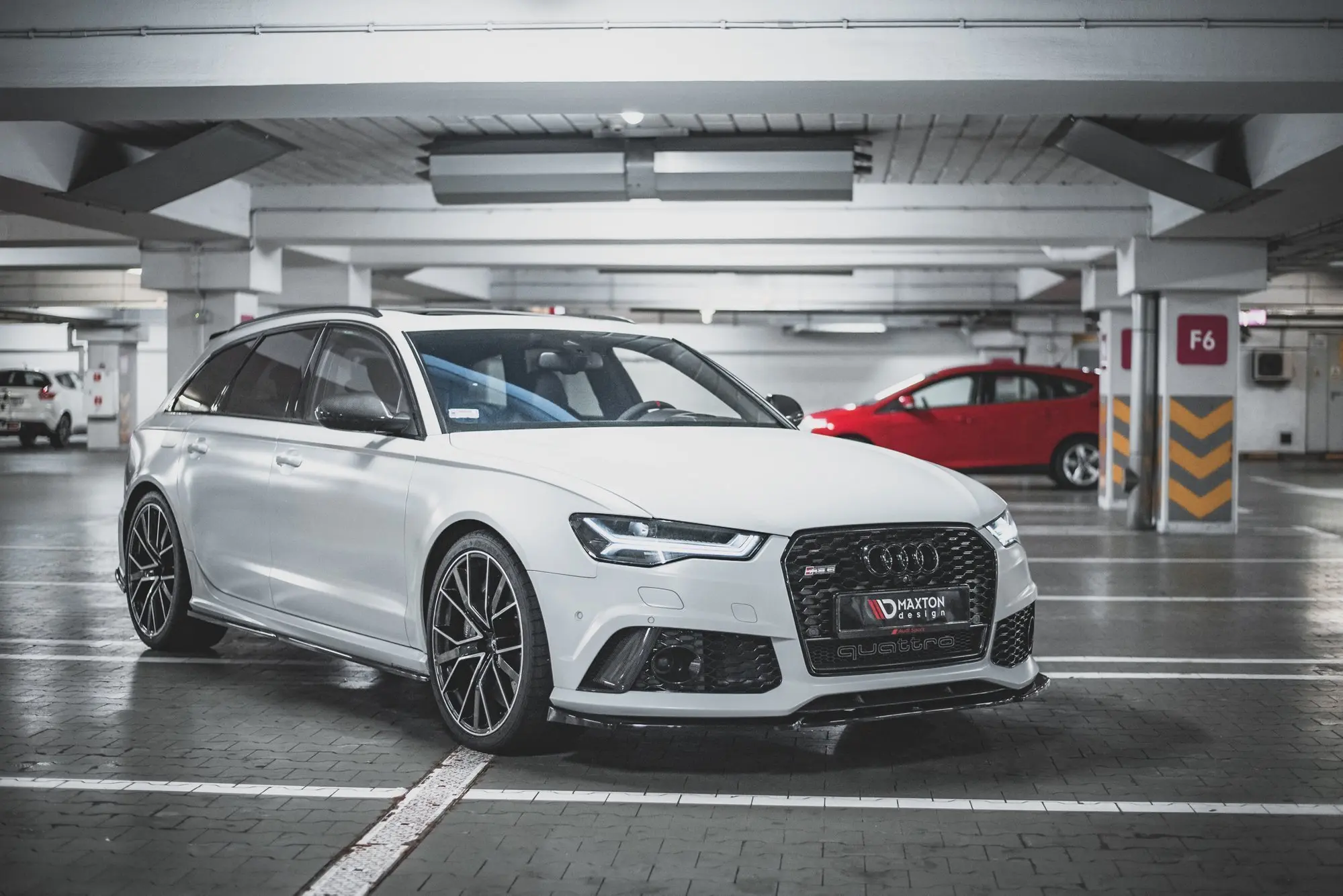 Frontspoiler Audi RS6 (C7) 2013-2017 | V.4 Glossy Black Edition – bilde 2