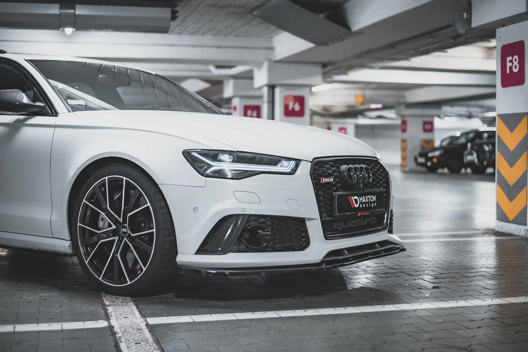 Frontspoiler Audi RS6 (C7) 2013-2017 | V.4 Glossy Black Edition – bilde 3