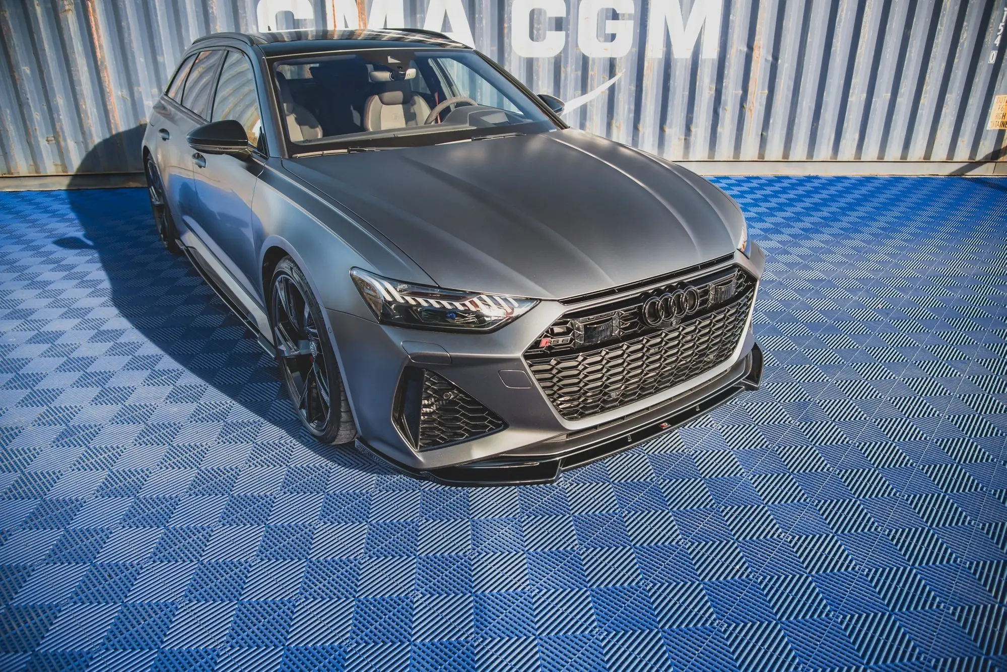 Frontspoiler Audi RS6 (C8) / Audi RS7 (C8) 2019 -> | V.1 Glossy Black Edition – bilde 5