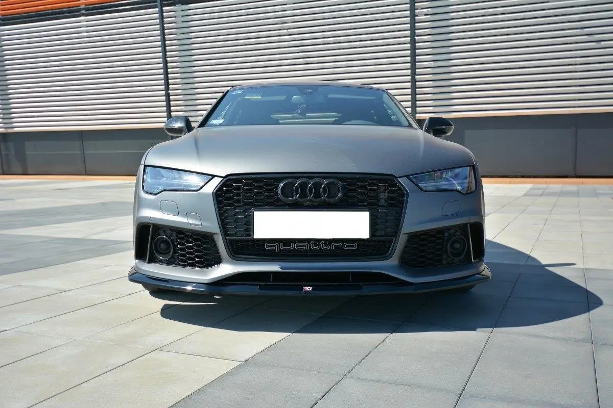 Frontspoiler Audi RS7 (C7) Facelift 2014-2017 | V.2 Glossy Black Edition – bilde 2