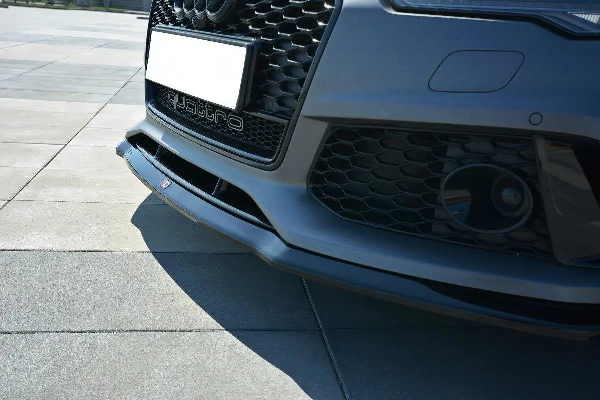 Frontspoiler Audi RS7 (C7) Facelift 2014-2017 | V.2 Glossy Black Edition – bilde 3