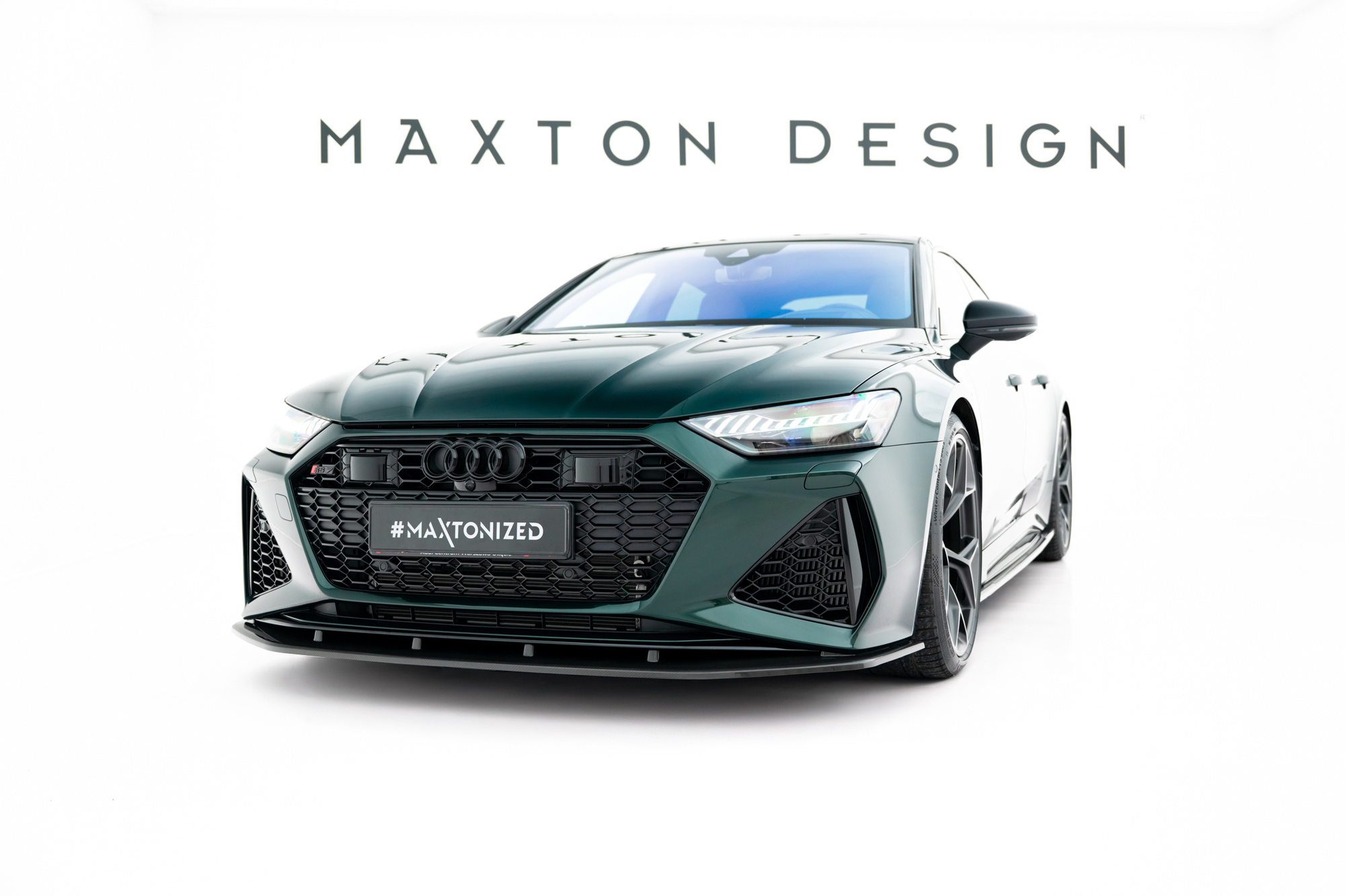 Frontspoiler Audi RS7 (C8) 2019 - 2023 | Sport Glossy Black Edition