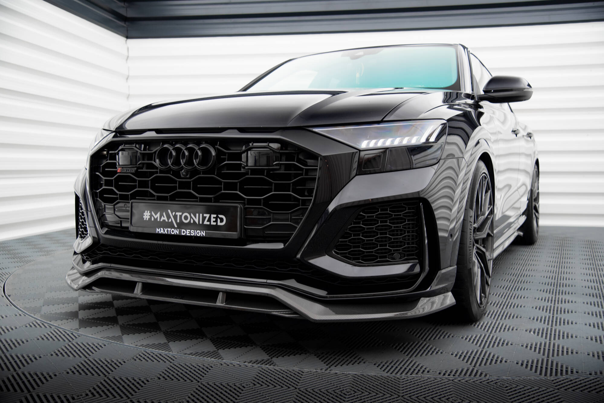Frontspoiler Audi RSQ8 I 2019 - 2023 | Sport Glossy Black Edition