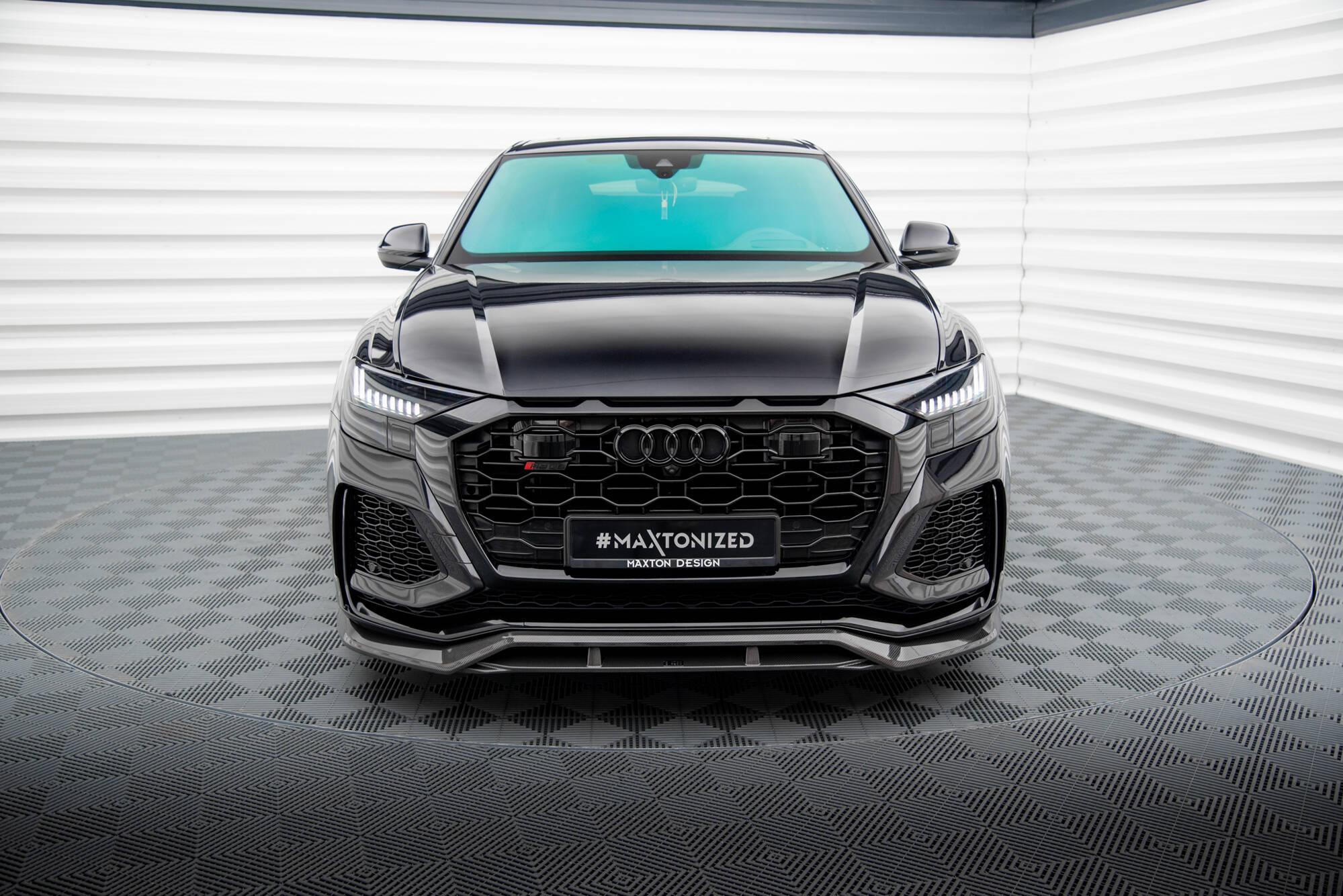 Frontspoiler Audi RSQ8 I 2019 - 2023 | Sport Glossy Black Edition – bilde 2