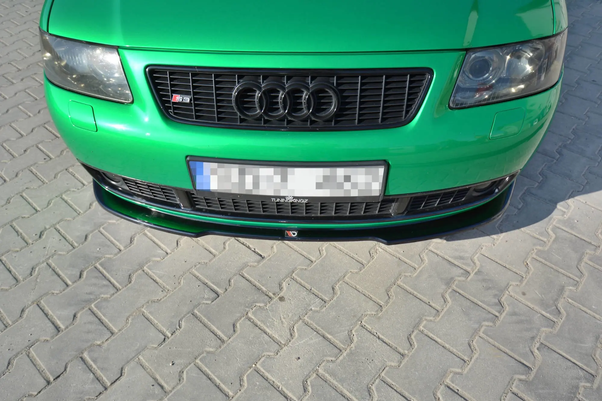 Frontspoiler Audi S3 (8L) 1999-2003 | Glossy Black Edition – bilde 2