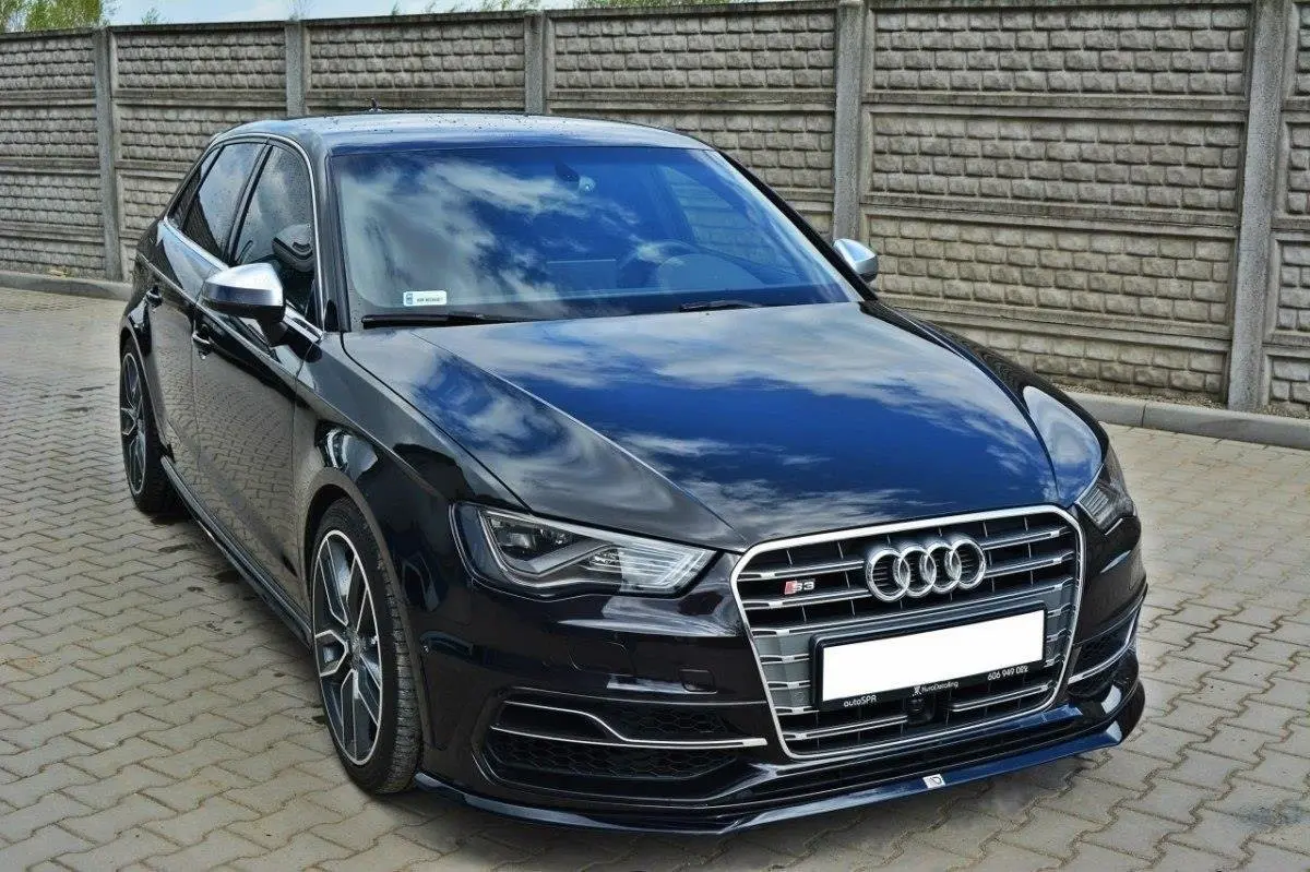 Frontspoiler Audi S3 (8V) 2013-2016 / A3 S-Line (8V) 2012-2016 | Glossy Black Edition – bilde 3