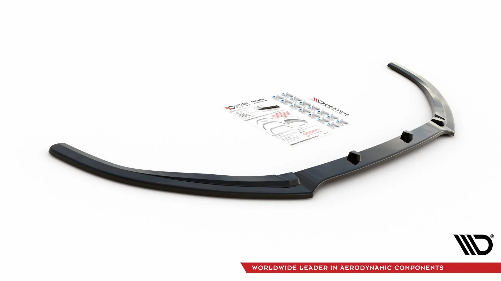 Frontspoiler Audi S3 / A3 S-Line (8V) 2013 - 2016 | Glossy Black Edition – bilde 3