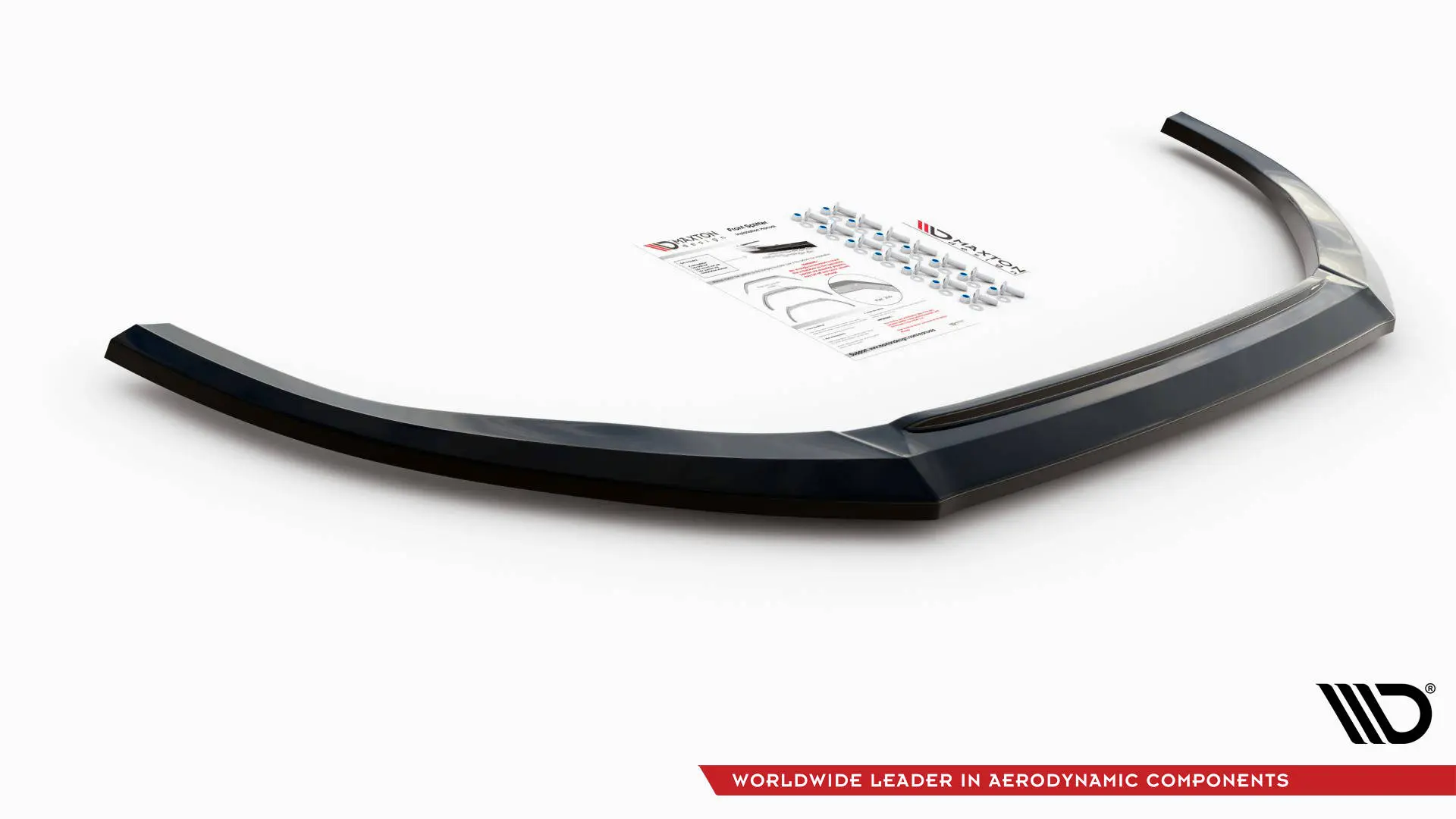 Frontspoiler  Audi S3 / A3 S-Line (8V) 2013-2016 | V.1 Glossy Black Edition – bilde 3