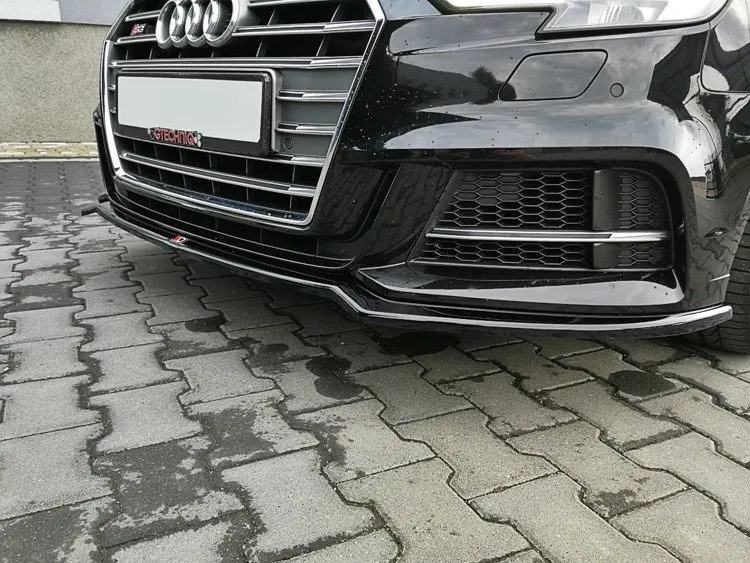 Frontspoiler Audi S3 / A3 S-Line (8V) Facelift 2017-2020 | V.2 Glossy Black Edition