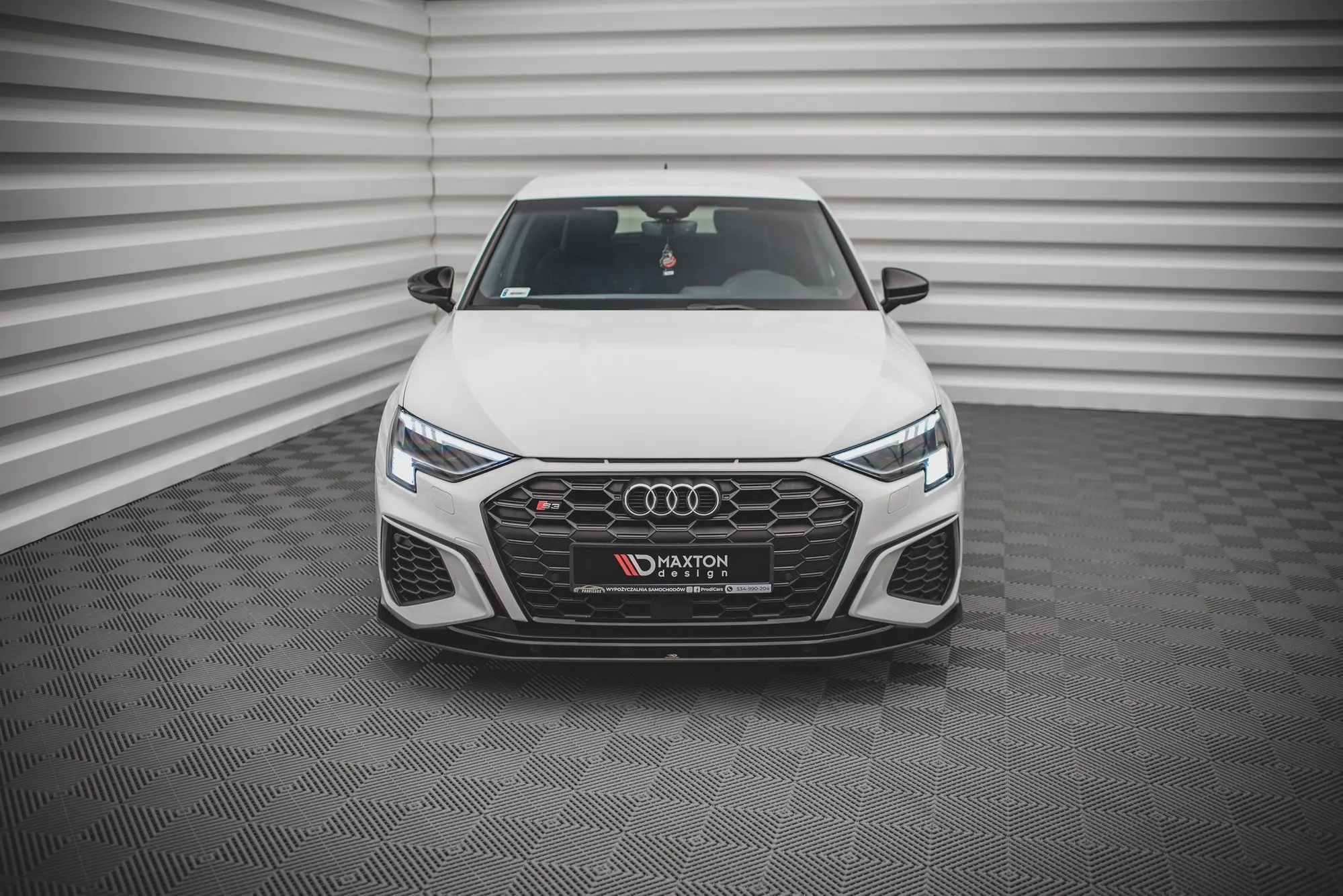 Frontspoiler Audi S3/ A3 S-Line (8Y) 2020 -> | Street Pro Black Edition