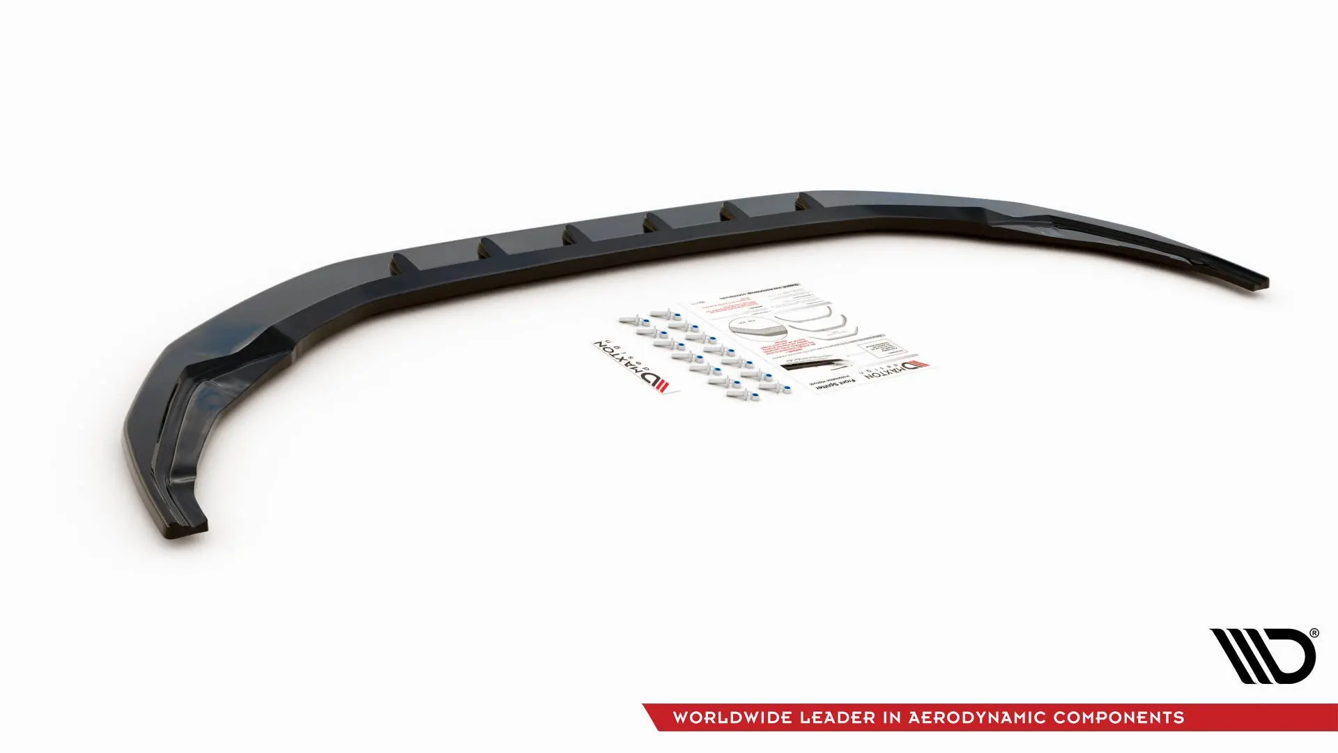 Frontspoiler Audi S3/ A3 S-Line (8Y) 2020 -> | V.1 Glossy Black Edition – bilde 5
