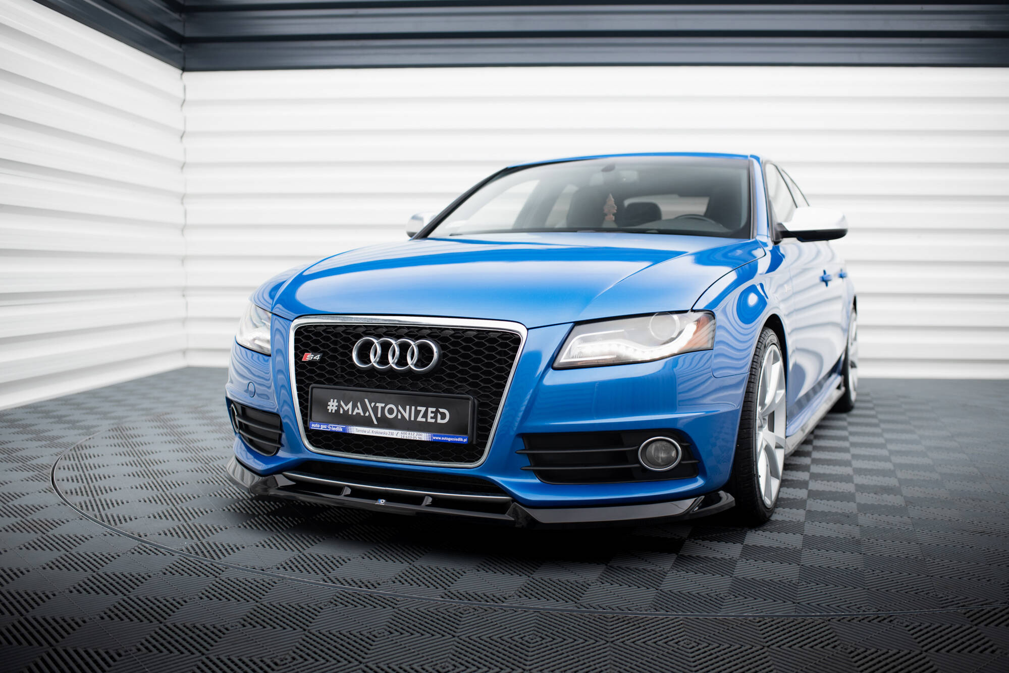 Frontspoiler Audi (S4/A4) B8  2008 - 2011 | Sport Glossy Black Edition V4