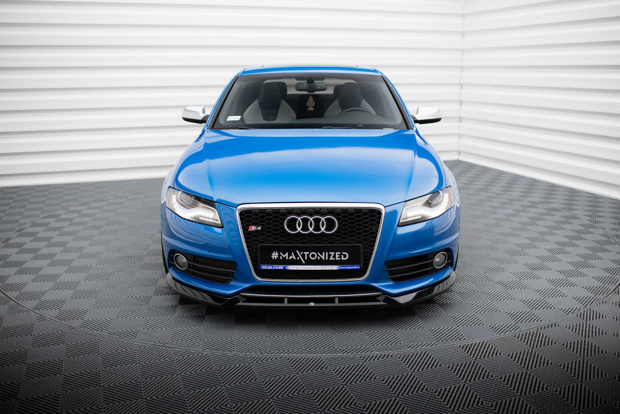 Frontspoiler Audi (S4/A4) B8  2008 - 2011 | Sport Glossy Black Edition V4 – bilde 2