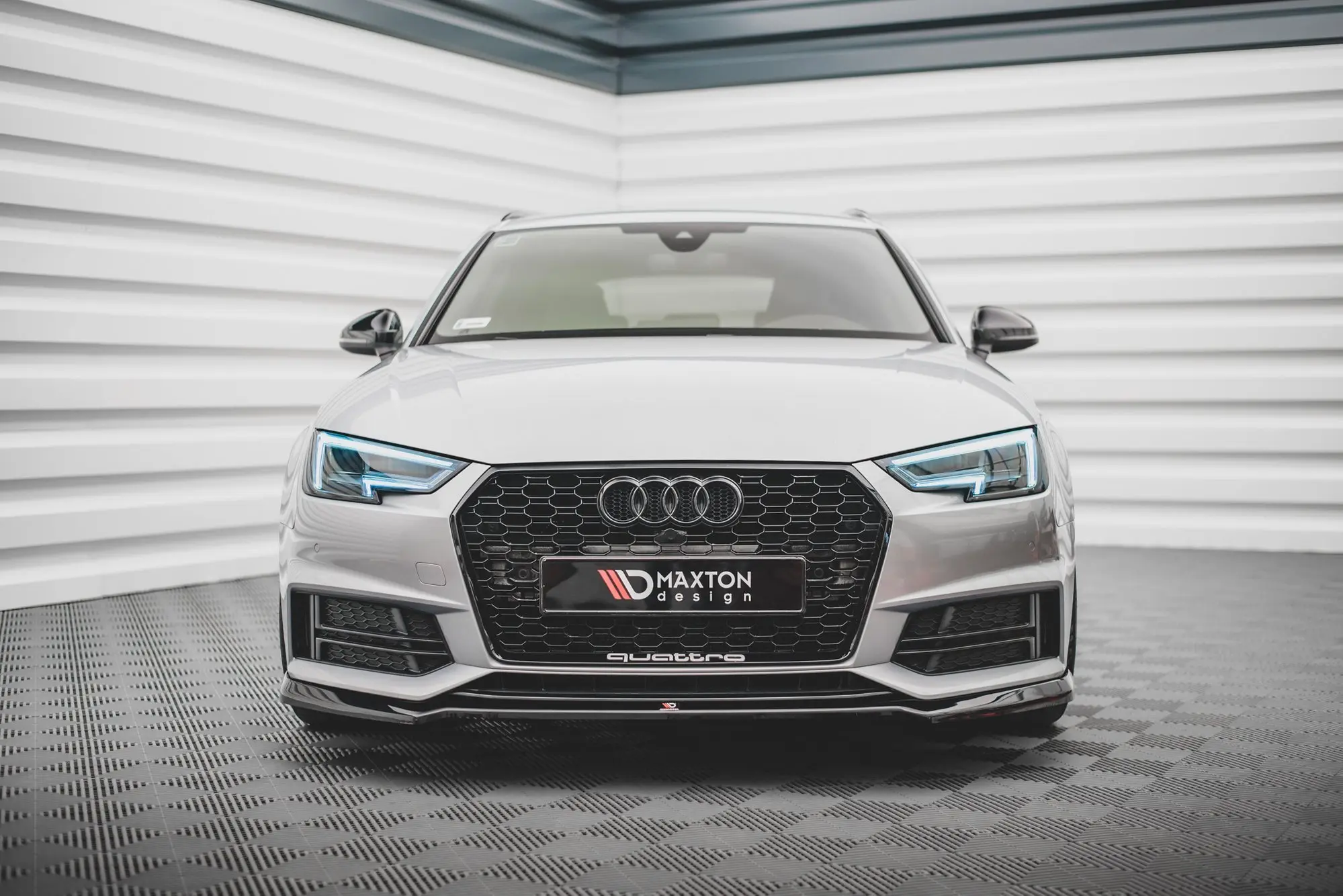Frontspoiler Audi S4/ A4 S-Line (B9) 2015 - 2019 | V.4 Glossy Black Edition – bilde 2